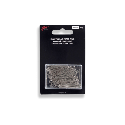 Knappnålar 32mm Extra fina 25g