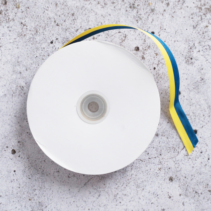 Band Blå/Gul 15mm x 50m