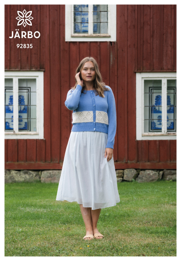 Högtid – kofta med strukturbård