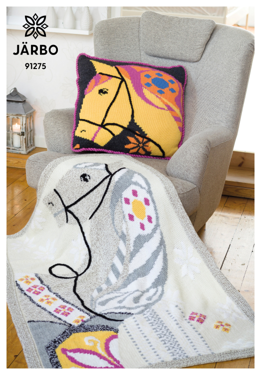 Dalainspirerad pläd och kudde