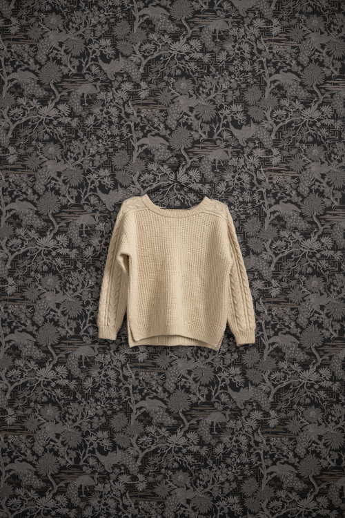 Släktgård - flätstickad tröja