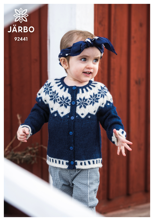 Adrienne- barnkofta med mönsterok