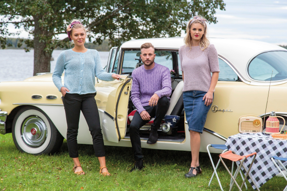 Stina - hålmönstrad kofta