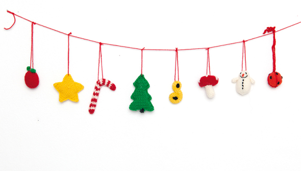 I väntan på julen - virkat julpynt