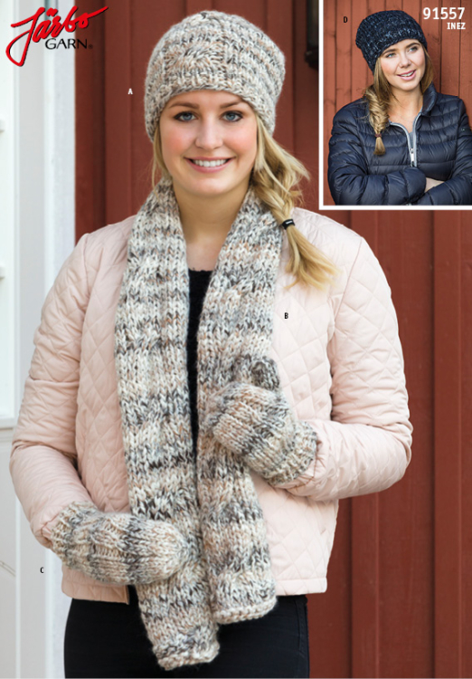 Mössa, halsduk och vantar