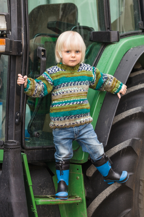 Basplagg med isatt ärm till barn, i Molly