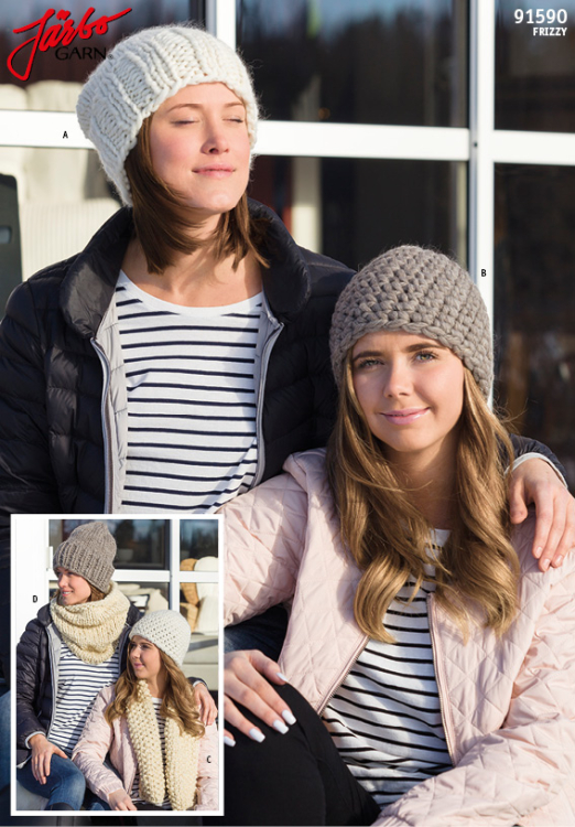 Stickat och virkat för huvud och hals