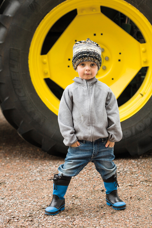 Mössa och fuskolle till barn