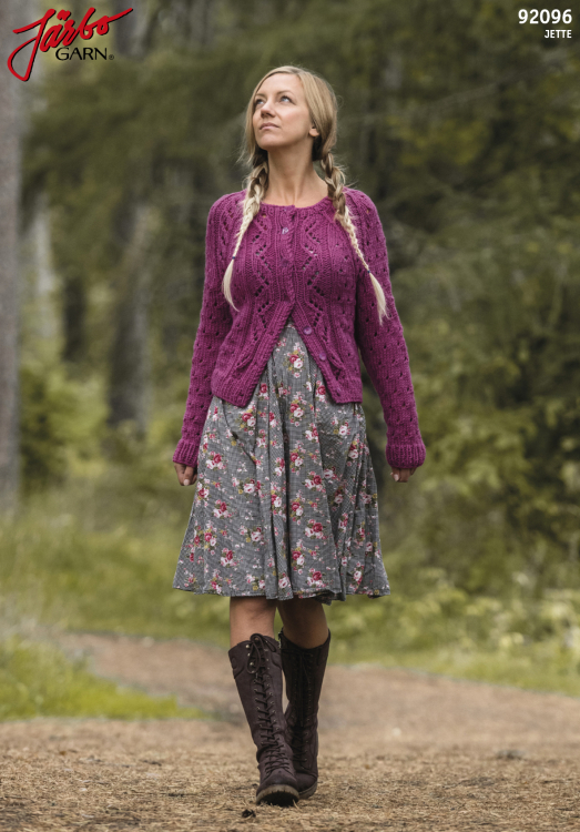 Ella - spetsstickad kofta