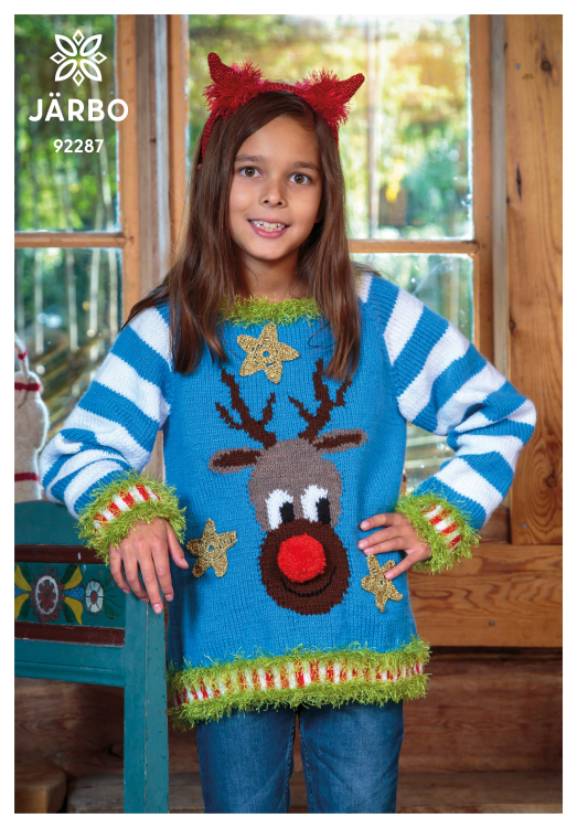 Crazy Rudolf - rolig jultröja till barn 