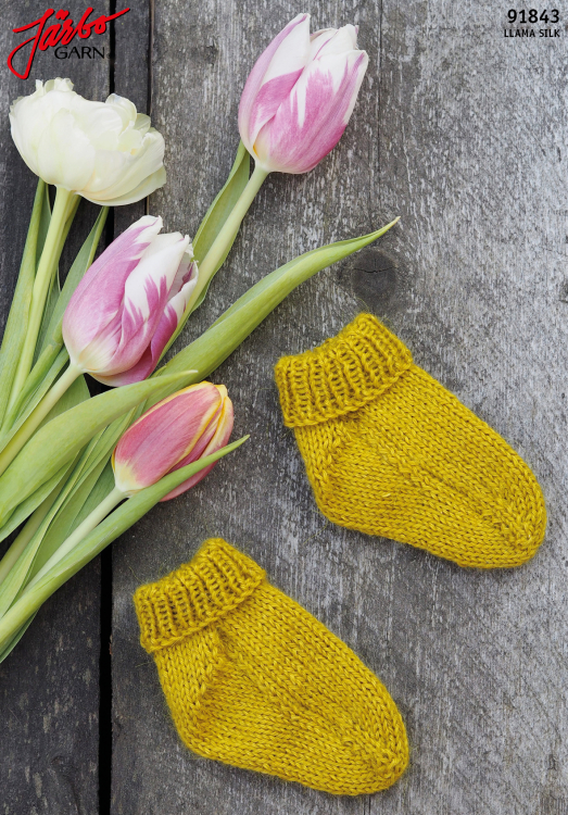 Tussilull - tå upp-sockor för baby