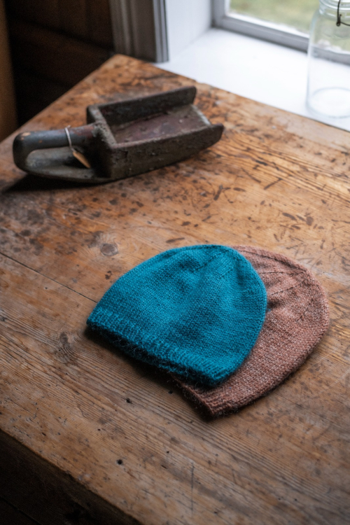 Hermine - slätstickad mössa