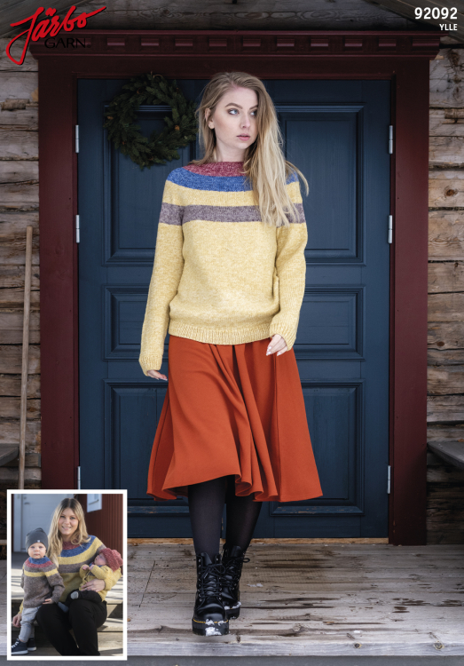 Yllis - rundstickad tröja 