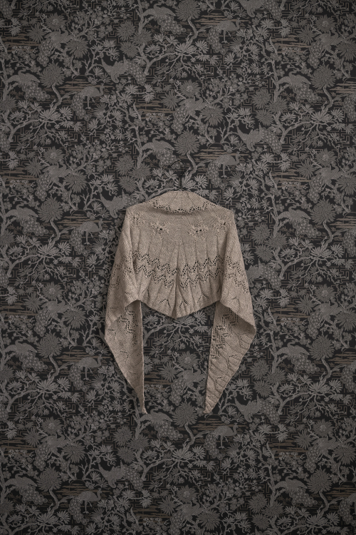 Silverkrans – sjal