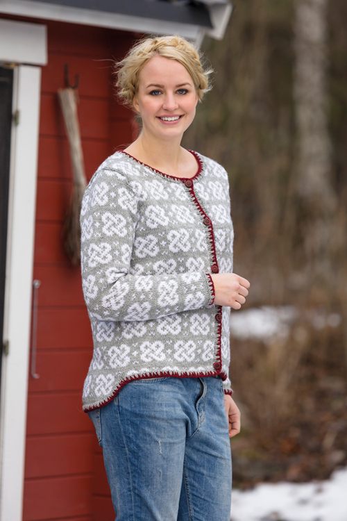 Damkofta med mönster