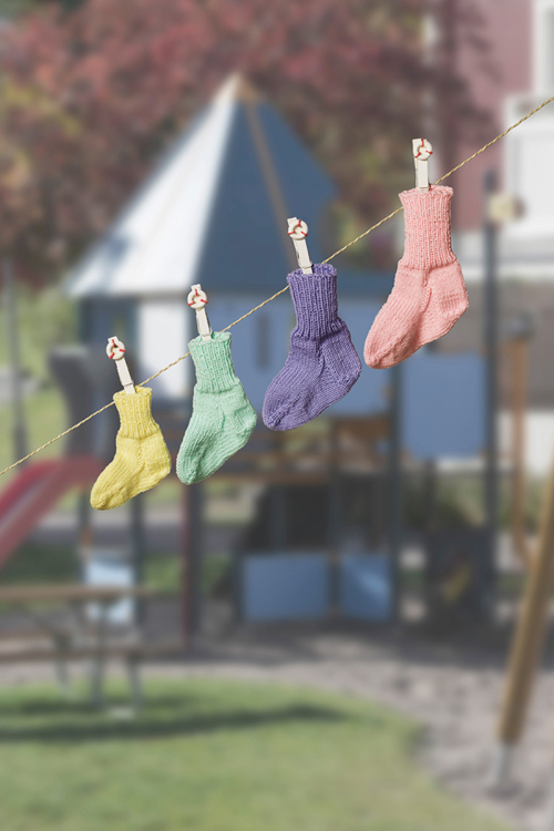 Värmande raggsockor till baby