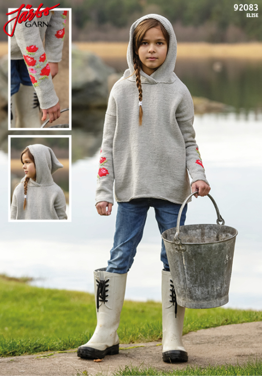 The rose – hoodie till barn