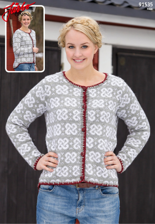 Damkofta med mönster