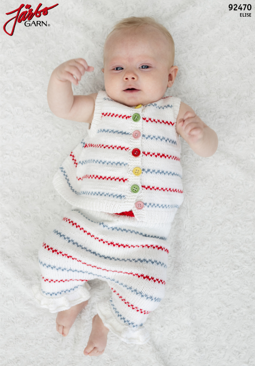 Hedda - tunika med pippiränder och matchande mamelucker