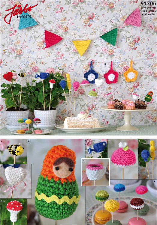 Girlanger och caketoppers för en festligare sommar