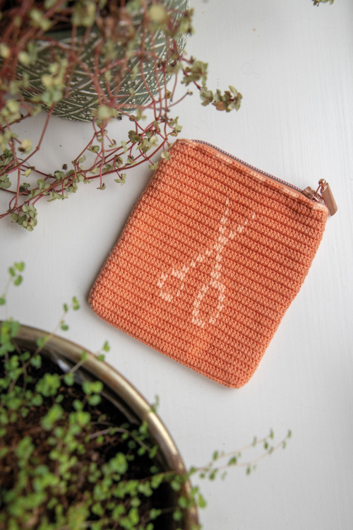 Lilla saxaren - virkad väska