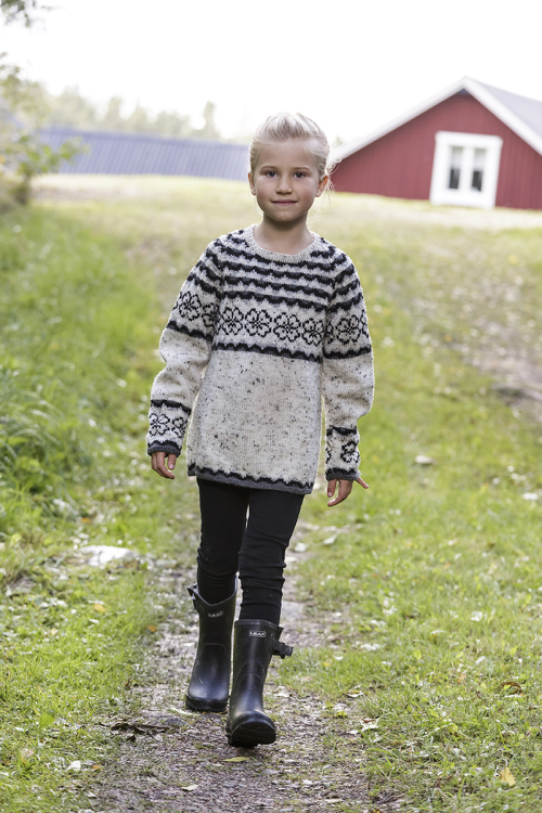 Floras fina - tröja och kofta till barn