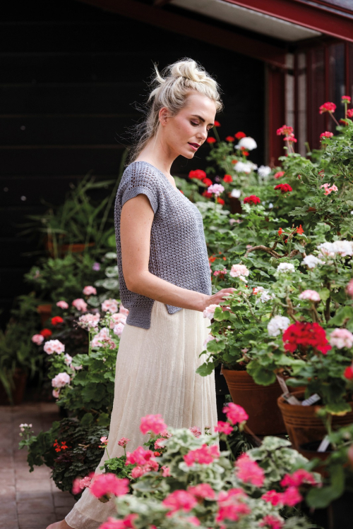 Rosenmalva - virkad sommartopp