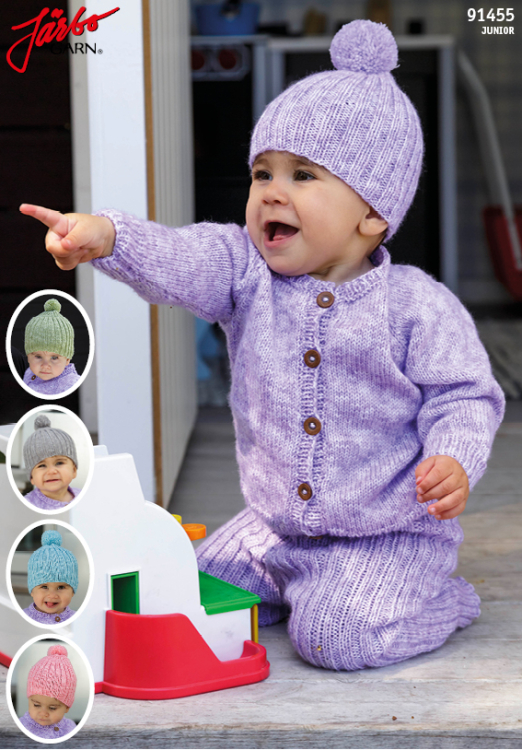 Kofta och byxa med matchande mössa