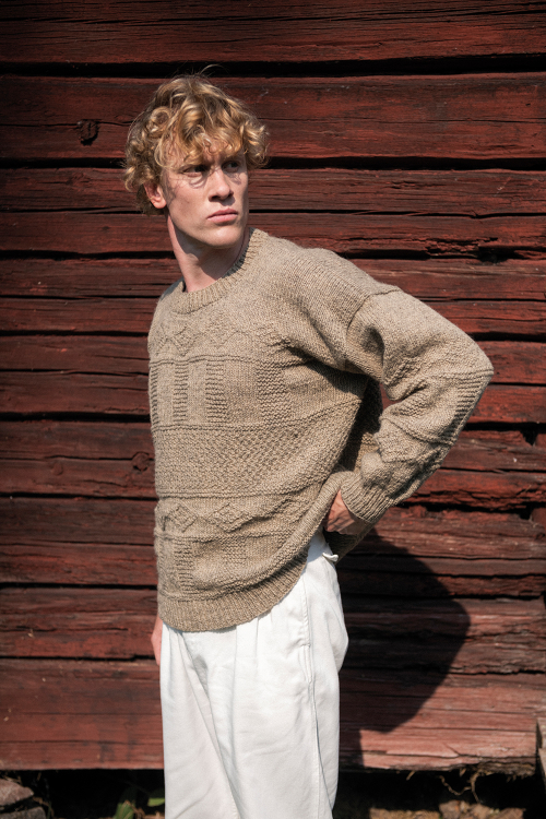 Loge – tröja med strukturmönster