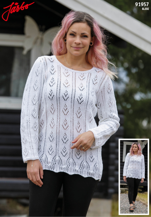 Spetsstickad damtunika