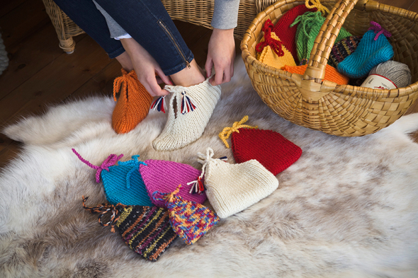 Gästtofflor i resår