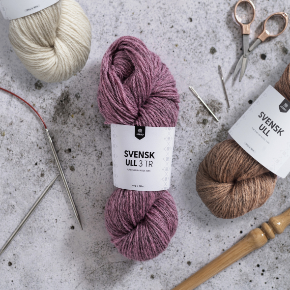 Svensk Ull 3 tr - Ullgarn