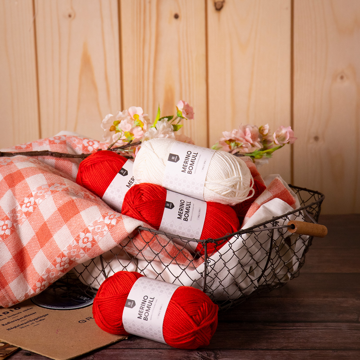 Garnpaket - Körsbär